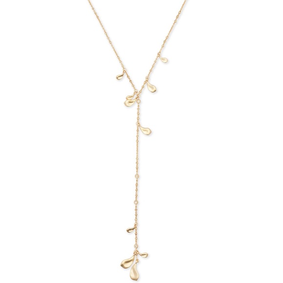 Kendra Scott Gold Quincy Y Necklace - Picture 3 of 5